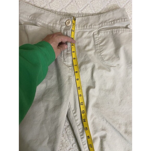 Vintage Woolrich Women’s Beige Shorts Front/back Pockets Size 10 - Picture 14 of 14